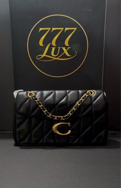 Coach Signature Chain Bag Black