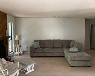 New Ashley Altari Alloy sectional with pillows no credit needed special