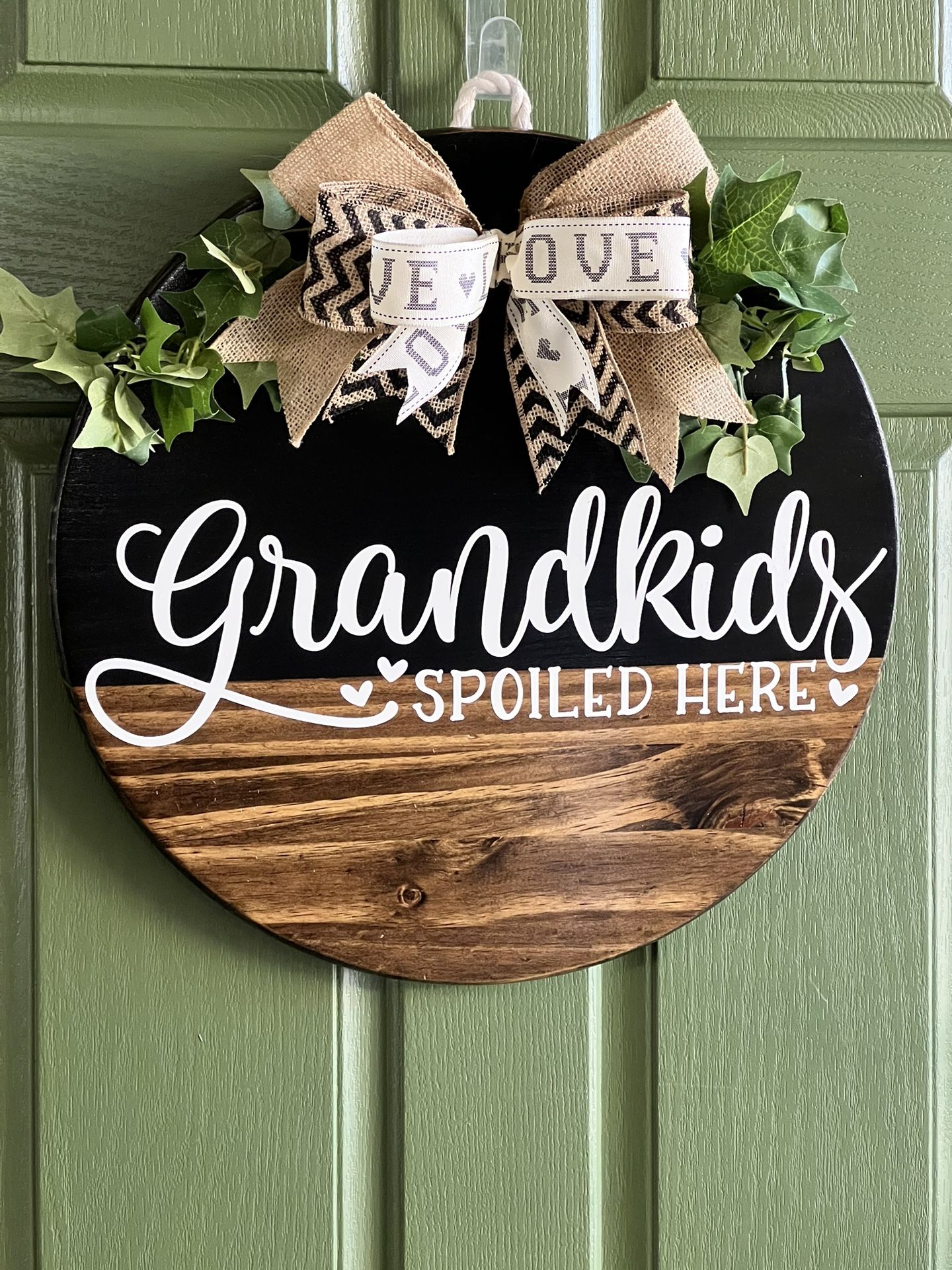 Grandkids Door Hanger/ Door Sign