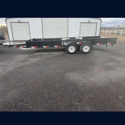 Trailer - Heavy Duty - Car Hauler - Flatbread - ATV Trailer - Landscape - Cargo - Not Enclosed 