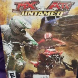PS2- MX vs ATV.    MANUAL & DVD INCLUDED
