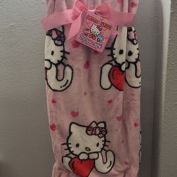 Hello Kitty Valentines Blanket 
