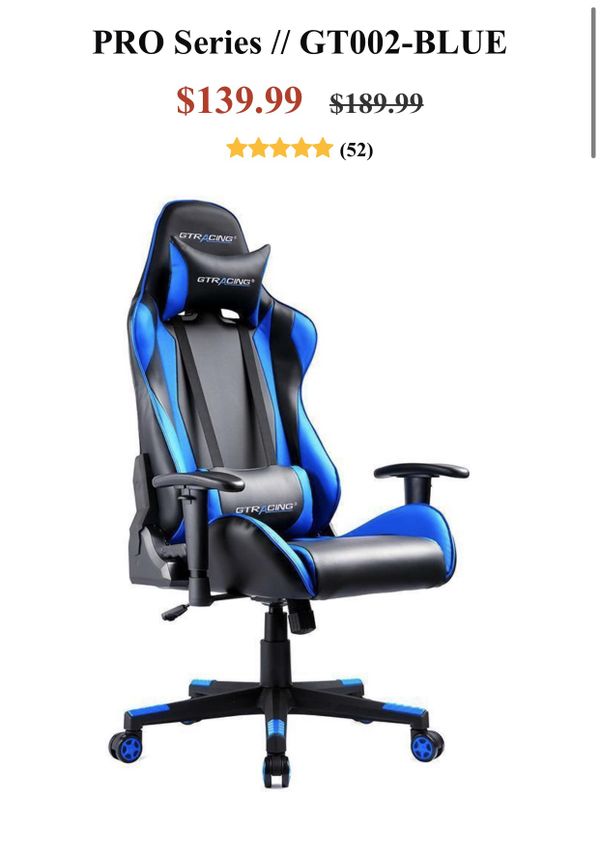 gtr racing pro gaming chair for Sale in Corona, CA - OfferUp