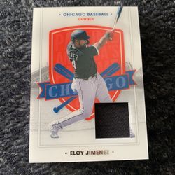 Eloy Jimenez 2021 Panini Americas Pastime Jersey Relic Baseball Card 