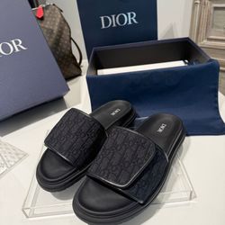  Black Dior aqua sandal #DiorSlides #slides #sandle