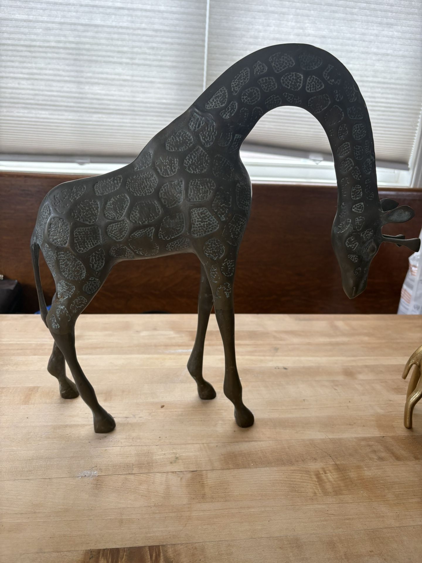 Cast Iron Giraffe Statue