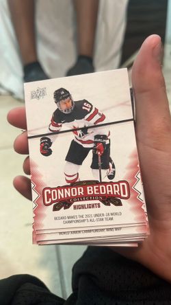 Hockey cards and football cards