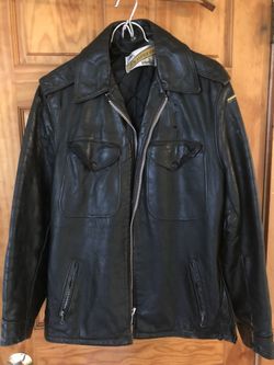 Leather Police Jacket