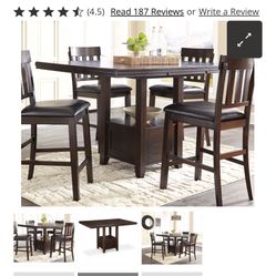 Dining Table And Chairs 