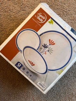 12-piece plate set