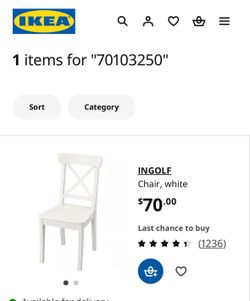 dining room chairs IKEA  ingolf Chair  new 4 dining room chairs