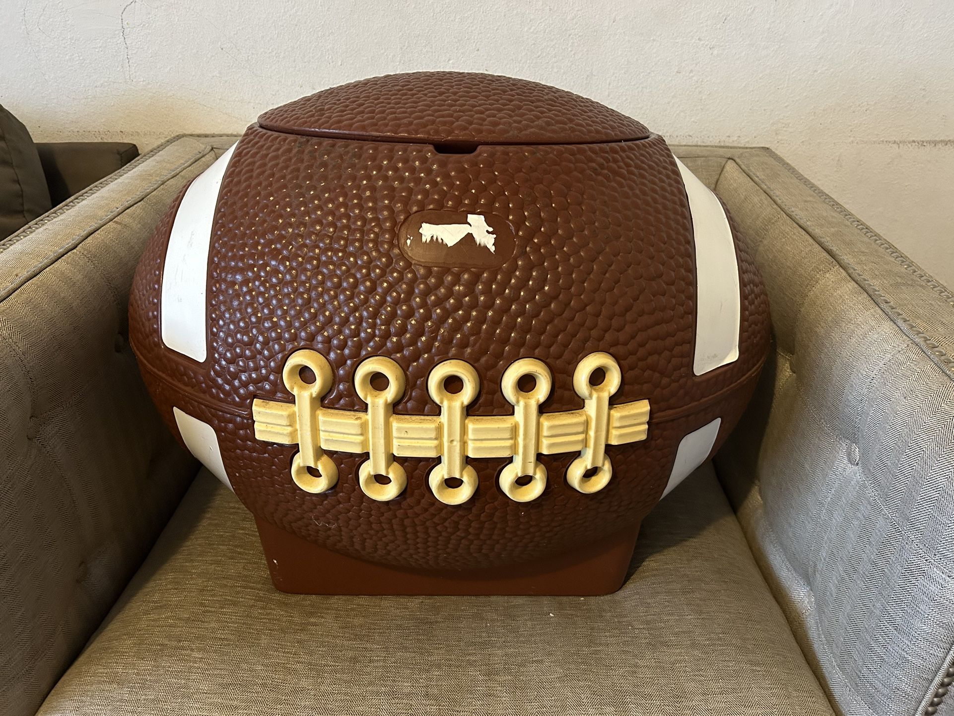 Vintage Little Tykes Football Toy box