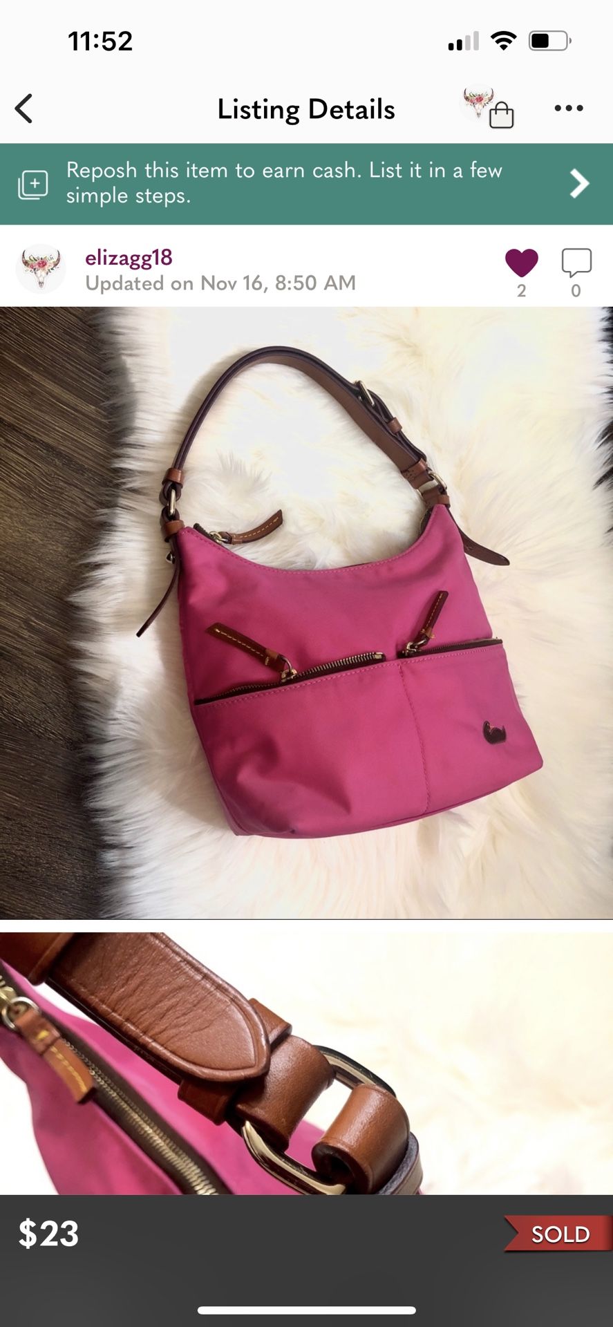 Dooney And BOURKE Nylon Purse