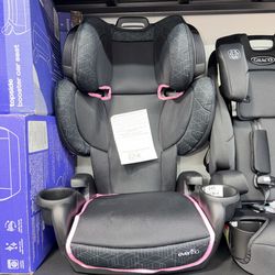 Evenflo GoTime LX High Back Booster Car Seat Silla Para Niños 