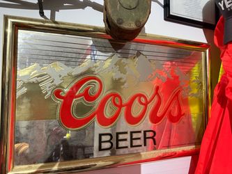 Coors mirror sign