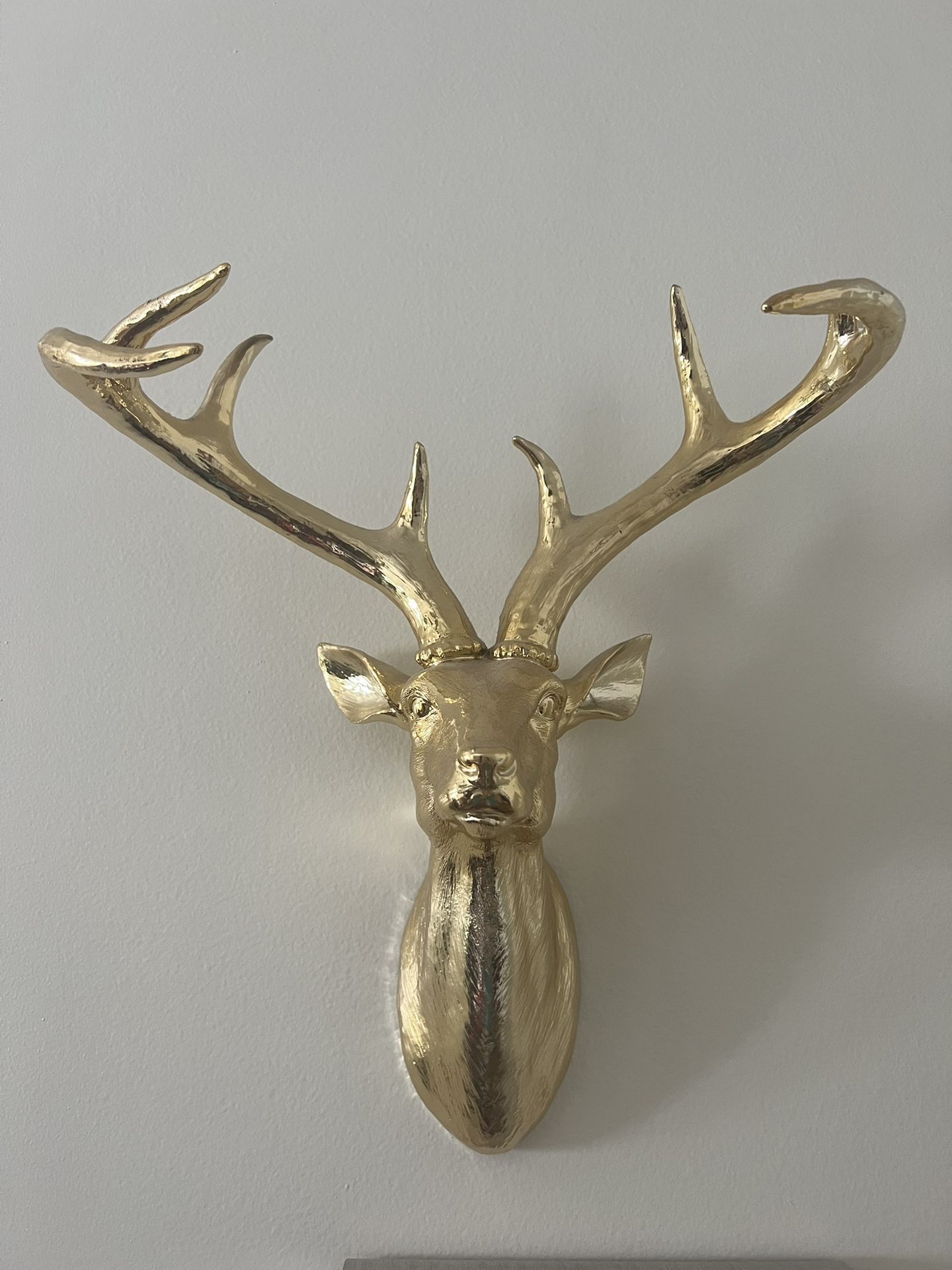 Z Gallerie Faux Deer Head - Gold