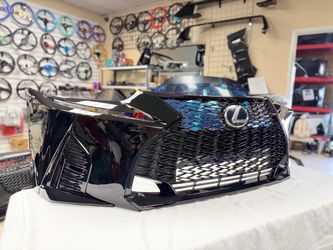 For Lexus 2017-2020 Lexus IS IS300 IS 350 To 21+ F Sport style Front  Bumper conversion  Color: *Glossy* *Black*