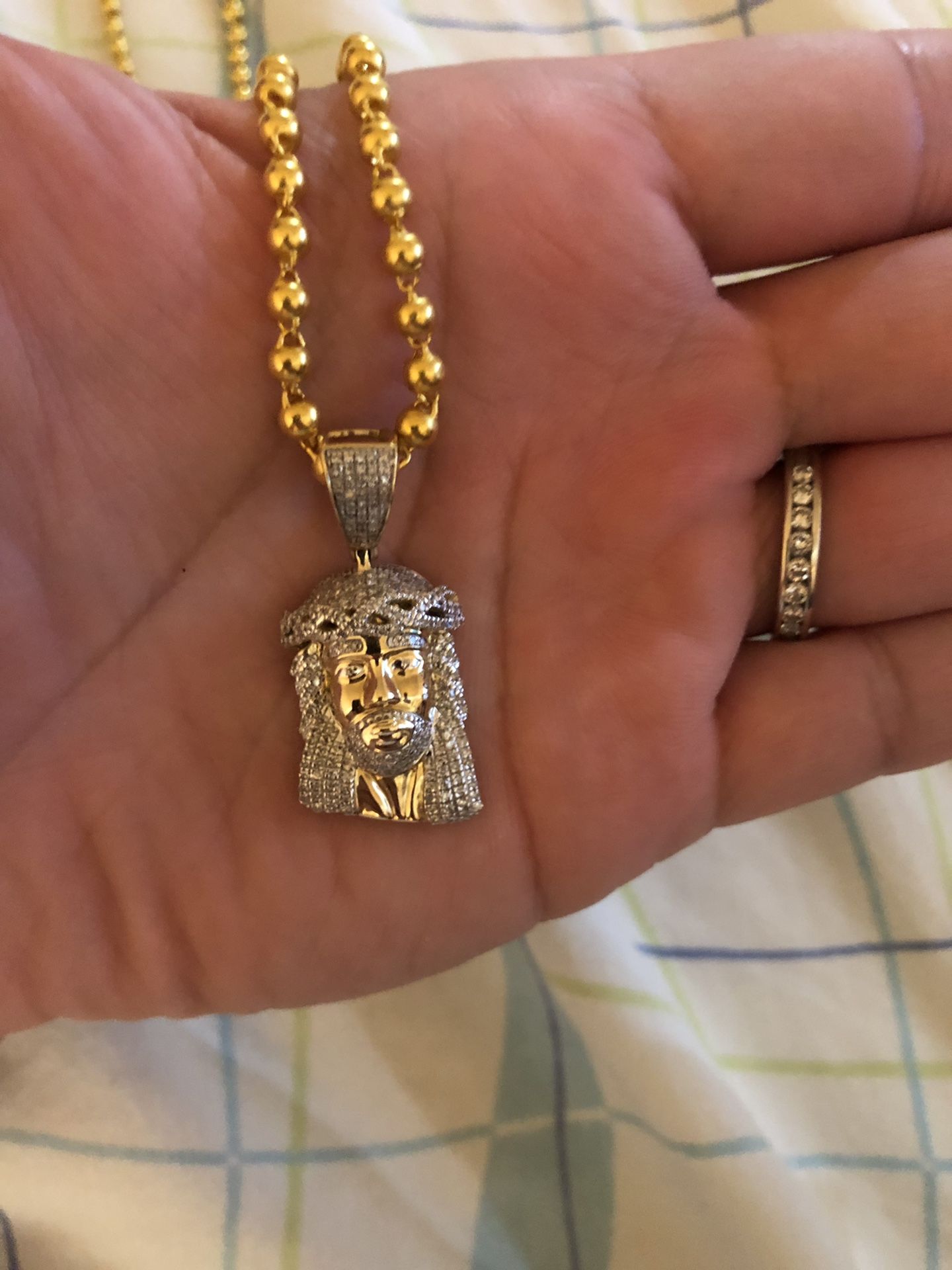 necklace size 18, 18k saudi gold for Sale in Anaheim, CA - OfferUp