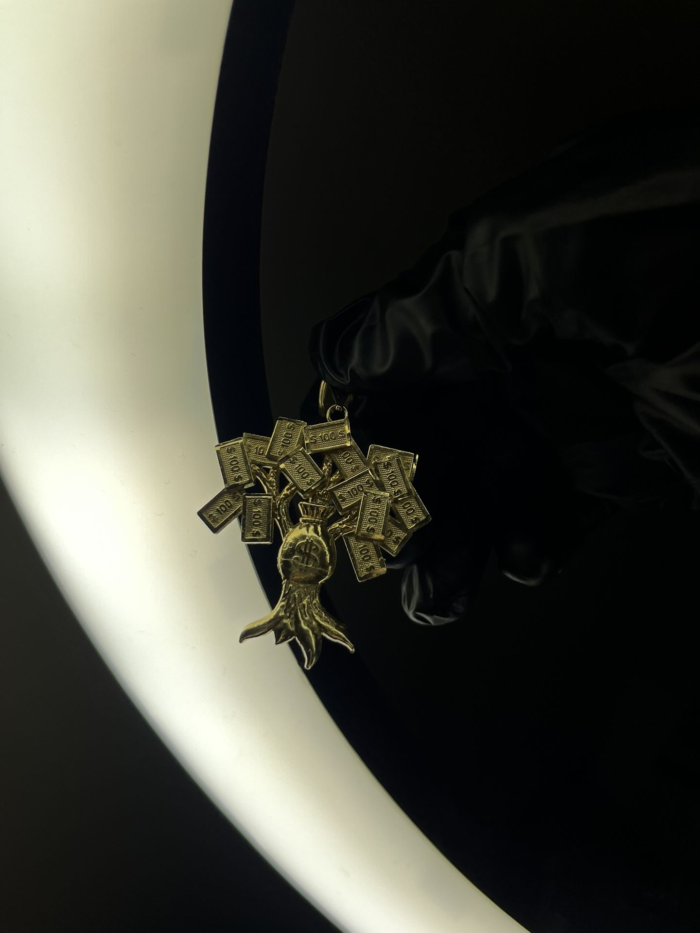 Money Tree Pendant Real 10k Gold