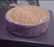 Homemade durable round cat scratcher