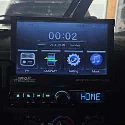 Single Din Automatic Flip Out Stereo Head Unit