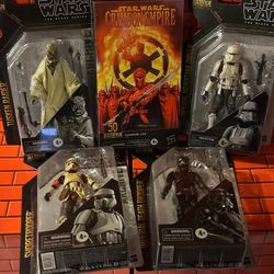 Star Wars action figures from The Black Series