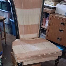 Vintage high backed occasional chair