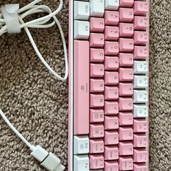 Red Dragon LED Pink Keyboard 