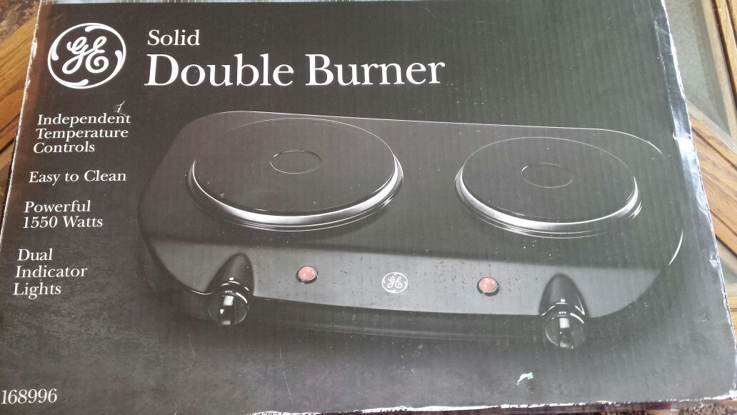 Burner: solid double burner. GENERAL ELECTRIC. WORKS VERY WELL. for Sale in  Fremont, CA - OfferUp