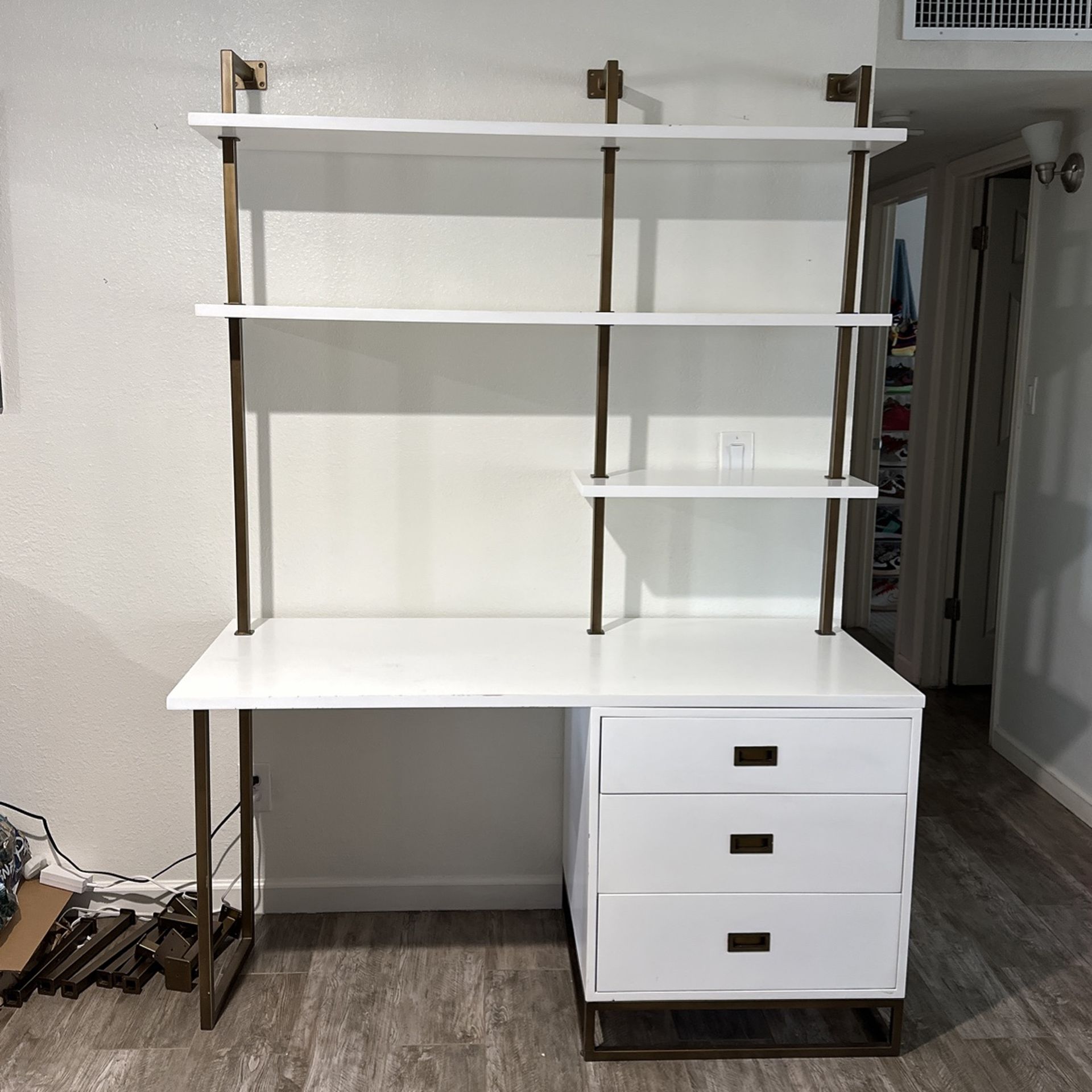 Restoration Hardware Avalon Desk Great Condition Retail 2,000 for Sale