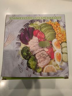 Stainless steel steamer basket (new)