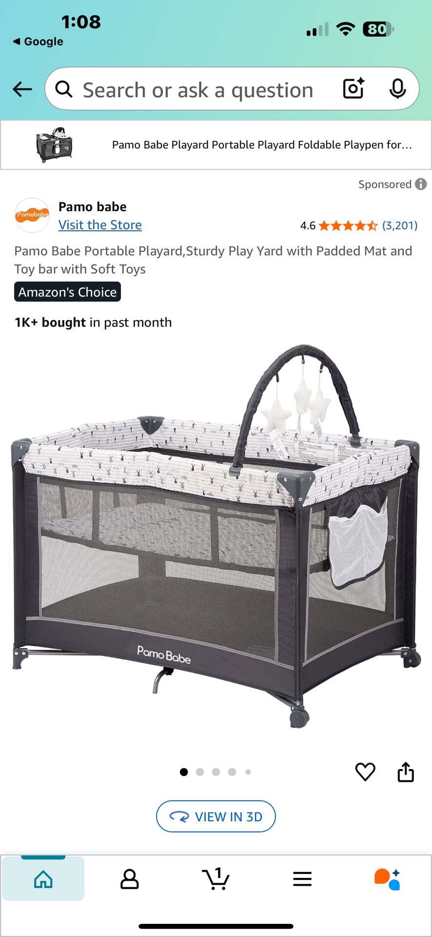 Bassinet/playpen Combo (new)