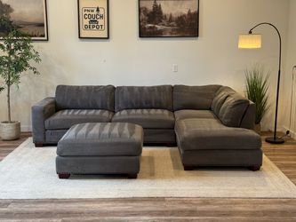 Costco gray sectional couch delivery available