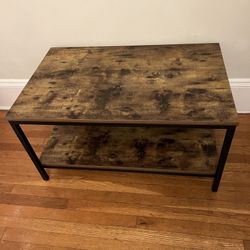 Brown Wood Coffee Table