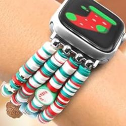 Jr,DM Christmas Holiday Watch Band 42-M