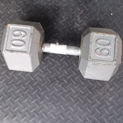 Weights  Dumbell 1 60lbs