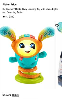 Fisher-Price DJ Bouncin' Beats Baby Learning Toy