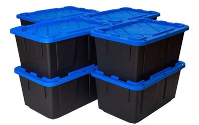 *NEW* 27 Gallon Storage Bin-8 Pack