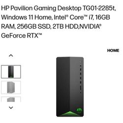 HP Gaming PC i7 RTX 3060