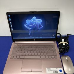 Laptop HP Stream 14" Intel Celeneron 4GB RAM 64GB Pink with Char/Notebook 