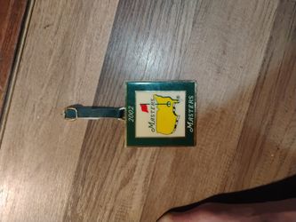 2002 Masters Golf Bag Tag