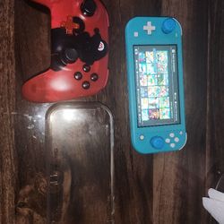 Nintendo Switch Lite With Mario Games 