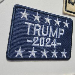 Trump Iron ON Patches Trucker HATS Christmas 