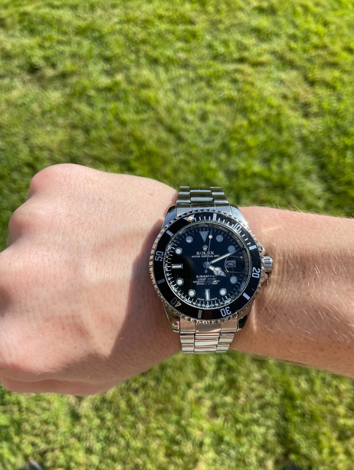 ROLX WATCH BLACK / SILVER