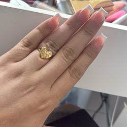 Gold Nugget Ring 
