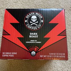 Death Wish Dark Roast Coffee Pods