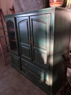 Beautiful Tv Stand H 57”, W 58”, Depth 21”