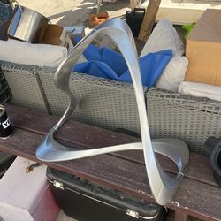 Coffee Table Aluminum, And Glass 