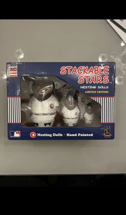Major League Baseball Stackable Stars Nesting Dolls Sammy Sosa Cubs 3 In Set
