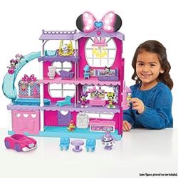 Disney Junior Minnie Mouse 22-inch Ultimate Mansion, 23-piece Toy Figures and Playset